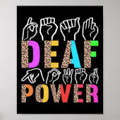 Poster American Sign Language - Sensibilisation des sourd (Devant)