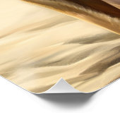 Poster American Staffordshire sur la plage, cadeau d'été (Coin)