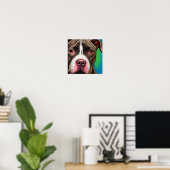 Poster American Staffordshire Terrier (Bureau à domicile)