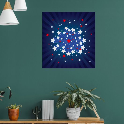 Poster American Starburst Stars