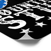 Poster American Stud Boy Pays 4 juillet États-Unis Drapea (Coin)