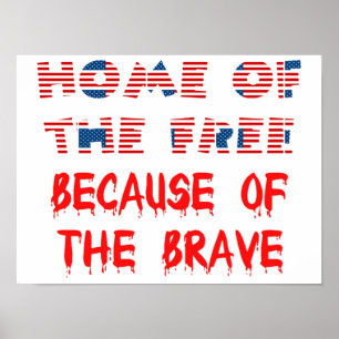 Poster American USA Patriotic Accueil des citations gratu