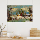 Poster American Winter Life (Cuisine)