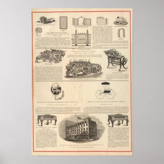 Poster American Wire Works (Devant)