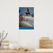 Poster American WWII Pilot MAAFA (Cuisine)