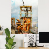 Poster Americana - Statue de la Liberté - Demi-habillé 18 (Bureau à domicile)