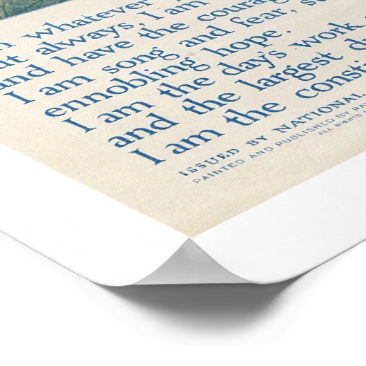 Poster américaniser l'Amérique (Coin)