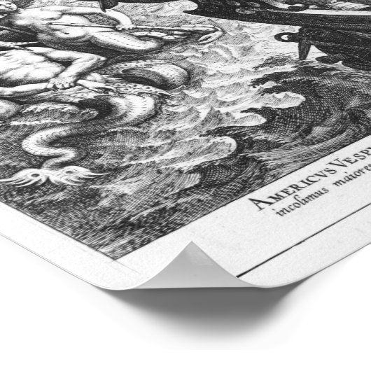 Poster Amerigo Vespucci (Coin)