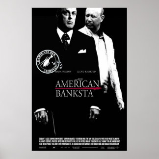 POSTER AMERIKAANSE BANKSTA