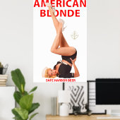 POSTER AMERIKAN BLONDE (Thuiskantoor)
