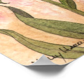 Poster amérindienne Fairy Fleur sauvage jaune (Coin)