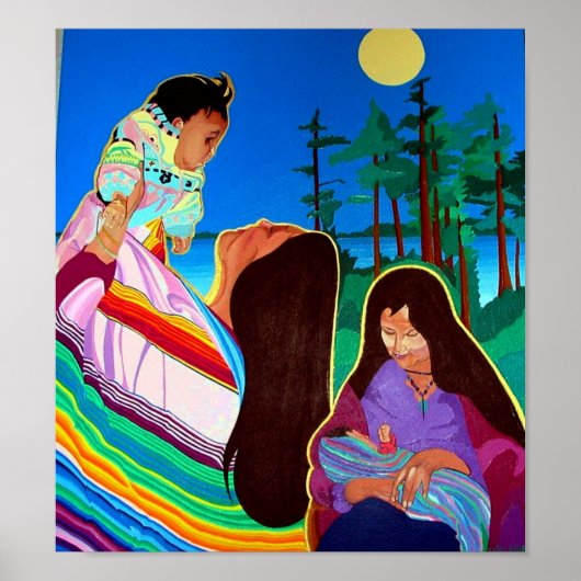 Poster Amérindiens (Devant)