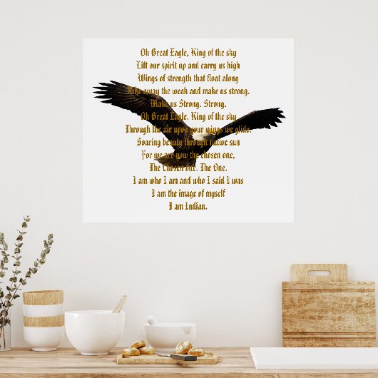 Poster Amérindiens (Cuisine)