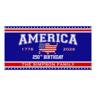 Poster Amérique 250 Anniversaire 1776-2026