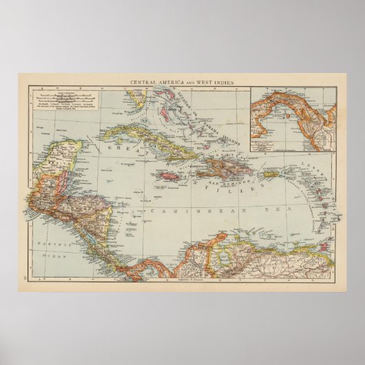 Poster Amérique centrale (Devant)