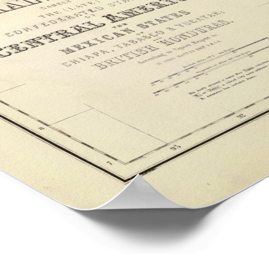 Poster Amérique centrale 3 (Coin)