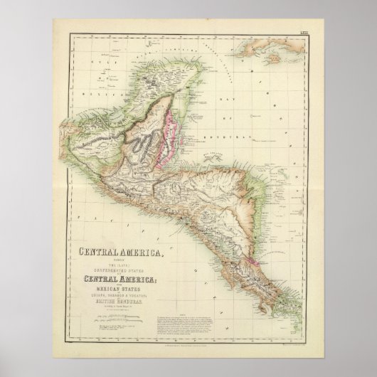 Poster Amérique centrale 3 (Devant)