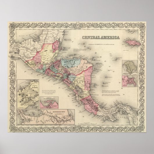 Poster Amérique centrale 8 (Devant)