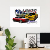 Poster Amérique classique (Bureau à domicile)