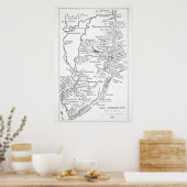 Poster Amérique coloniale | Colonie hollandaise du Nouvea (Cuisine)