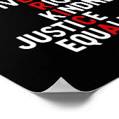 Poster Amérique Courage Liberté Droits Diversité Friendsh (Coin)