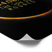 Poster Amérique drôle Éclipse solaire 4 08 (Coin)
