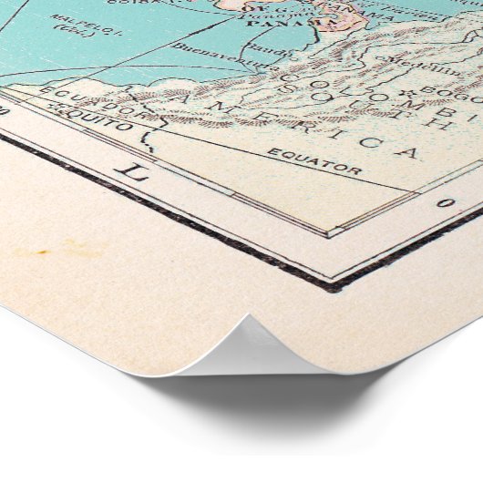 Poster Amérique du Nord (Coin)