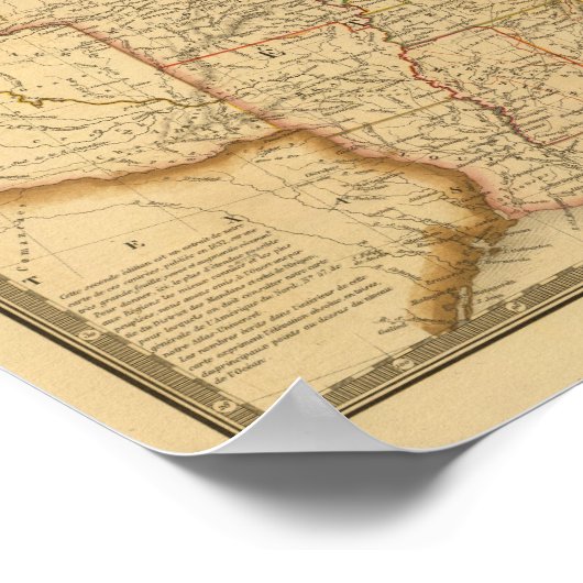 Poster Amérique du Nord 24 (Coin)