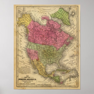 Poster Amérique du Nord 34