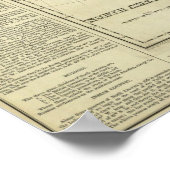 Poster Amérique du Nord 6 (Coin)