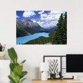 Poster Amérique du Nord, Canada, Alberta, Jasper 6 (Bureau à domicile)