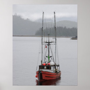 Poster Amérique du Nord, Canada, Îles de la Reine-Charlot