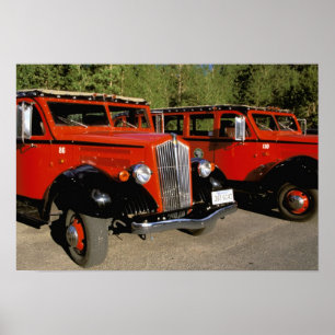 Poster Amérique du Nord, États-Unis, Montana. Ford classi