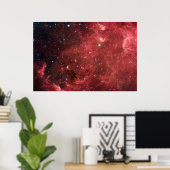 Poster Amérique du Nord Nebula Infrarouge (Bureau à domicile)