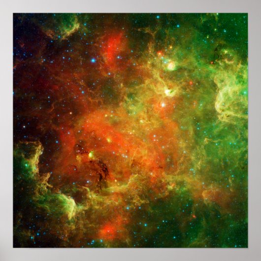 Poster Amérique du Nord Nebula Space NASA (Devant)