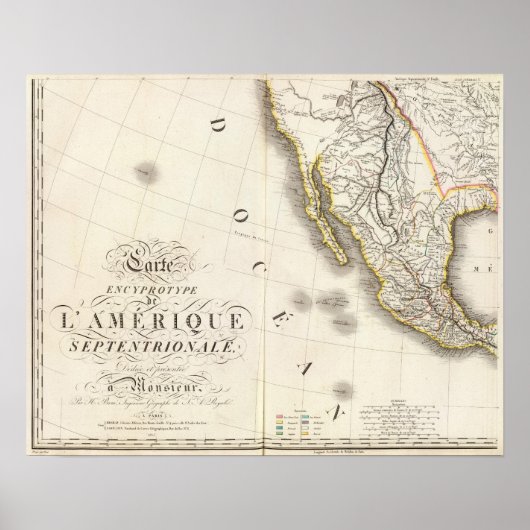 Poster Amérique du Nord Sud (Devant)