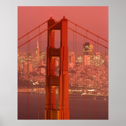 Poster Amérique du Nord, USA, Californie, San Francisco. (Devant)