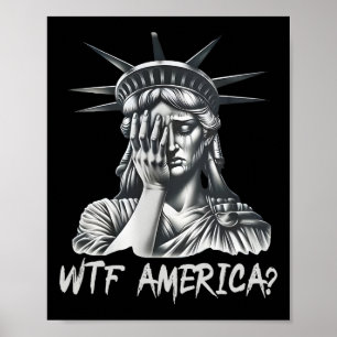Poster Amérique Du Sud Anti-Trump Politique Et Démocratie
