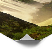 Poster Amérique du Sud, Argentine, Brésil, Igwacu Falls, (Coin)