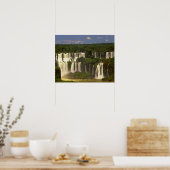 Poster Amérique du Sud, Argentine, Brésil, Igwacu Falls, (Cuisine)