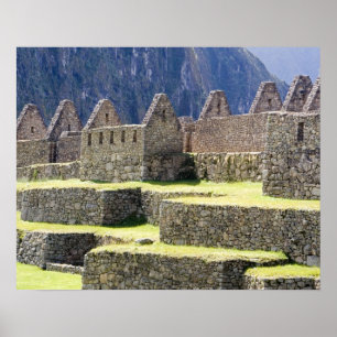 Poster Amérique du Sud - Pérou. Pierres dans l'inca perdu