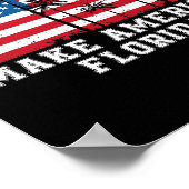 Poster Amérique Floride Desantis 2024 Trump Desantis Elec (Coin)