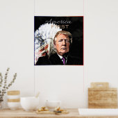 POSTER AMÉRIQUE PREMIER SLOGAN EAGLE DEUX (Cuisine)