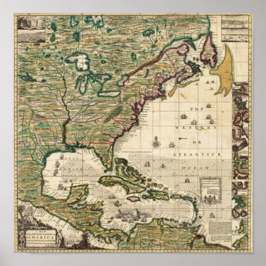 Poster Amérique Septentrionale (Devant)