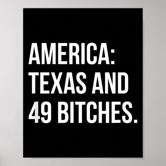 Poster Amérique Texas Et 49 Es (Devant)