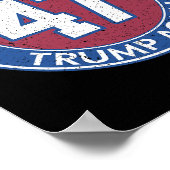 Poster Amérique Trump 47 (Coin)