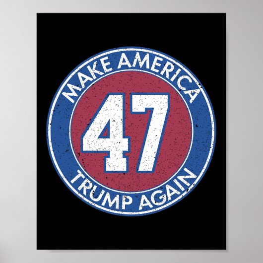 Poster Amérique Trump 47 (Devant)