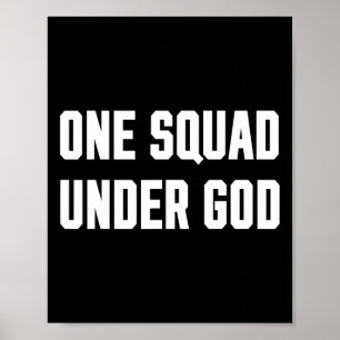 Poster Amérique Une Équipe Sous Dieu (trump 2020)