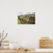Poster Amériques, Pérou, Machu PIcchu. L'ancien (Cuisine)