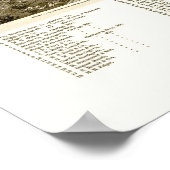 Poster Amesbury, MA Carte panoramique - 1890 (Coin)